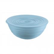 Contenitore Guzzini Tierra ciotola azzurra rotonda insalatiera a coppa con coperchio cm25 Insalatiere e ciotole cucina