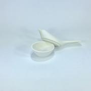 Uccellino a scatoletta ceramica bianca Lineasette cm 9x28 Lineasette Ceramiche