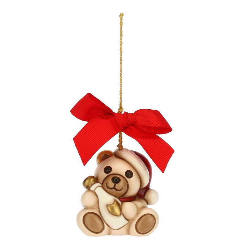 Addobbo natalizio Thun Teddy con spumante piccolo Thun Addobbi Natalizi
