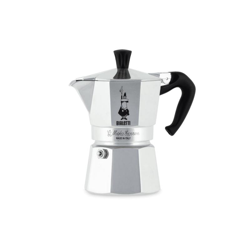 Caffettiera Bialetti 1 tazza classica Moka Express colore acciaio Caffettiere espresso Moka e Bollitori