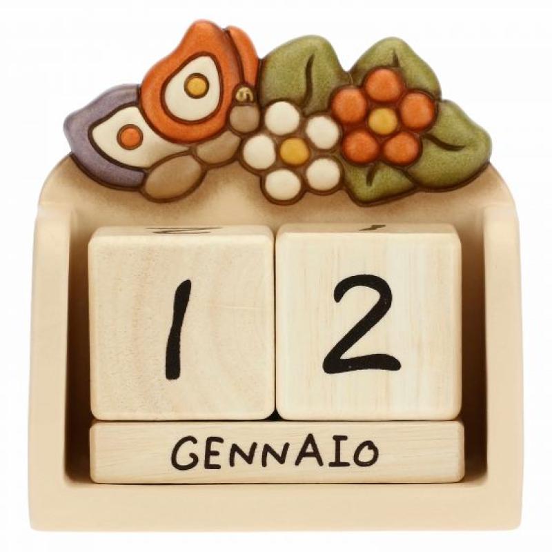 Calendario perpetuo da tavolo Thun linea Country Thun Creazioni ceramiche per casa
