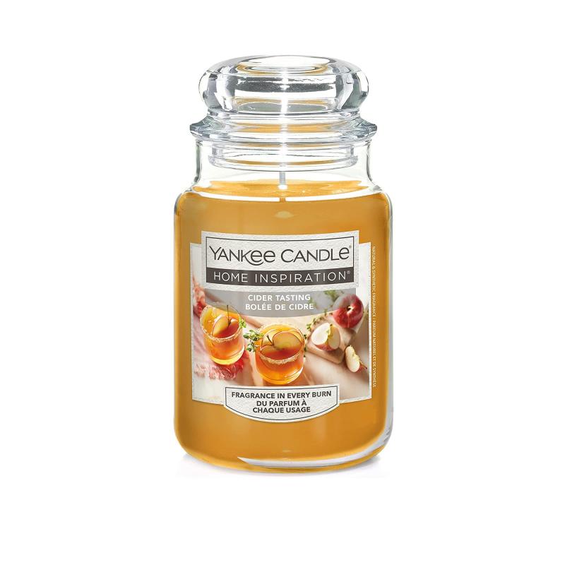 Candela profumata Yankee Candle in giara grande, profumazione Cider Tasting Profumazioni per bucato e Candele Yankee Candle