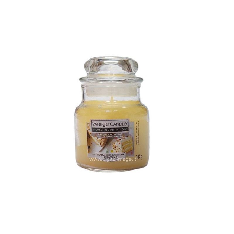 Candela profumata Yankee Candle in giara piccola, profumazione Vanilla  Almond Frosting
