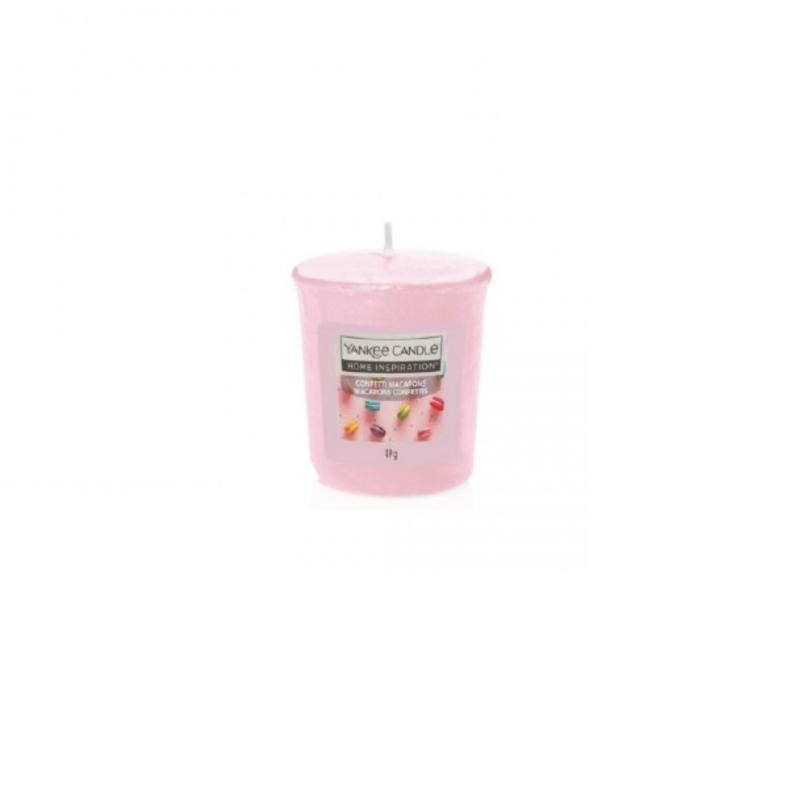 Candele votive Yankee Candle profumazione CONFETTI MACARONS