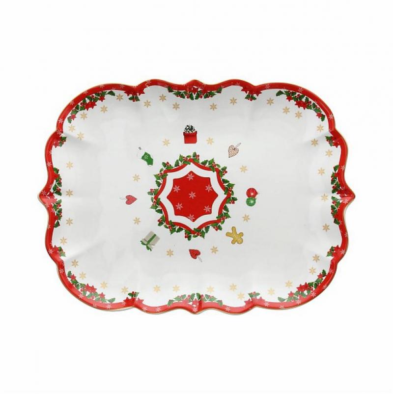 Centrotavola Natalizio.Regali Per Il Natale 2020 Centrotavola Natalizio Tognana Cristmas Wonderlan Cm 33x25