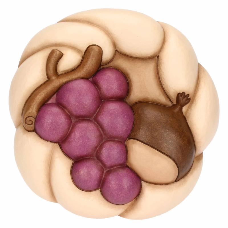 Formella Thun media, Autunno con uva e castagne Thun formelle e altri oggetti da appendere