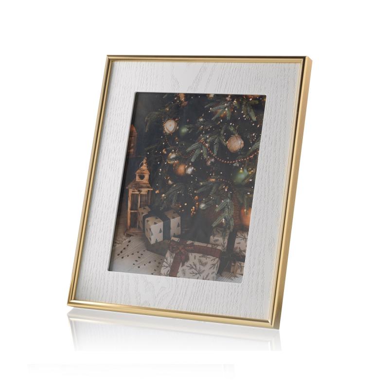 Portafoto da design, portafotografie con cornice color oro 20x25 Cornici portafoto in altri materiali