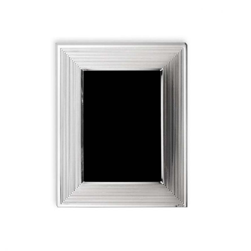 Cornice Portafoto Lucida Corda Valenti Argenti Retro Bianco cm 13x18 in  Argento