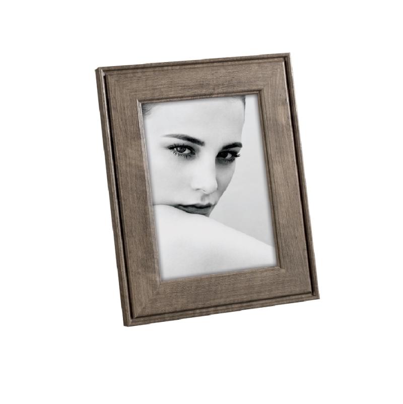Portafoto in legno da tavolo, cornice per foto moderna cm 15x20 colore grigio Cornici Portafoto in Legno