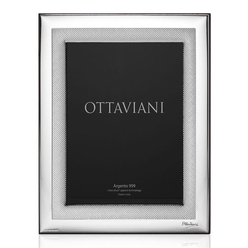Portafoto in MiroArgento Ottaviani, cornice per foto da tavolo cm20x25 Design Cornici Portafoto in Argento e MiroSilverÂ®