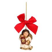 Addobbo natalizio Thun, angelo con lanterna in ceramica grande Thun Addobbi Natalizi