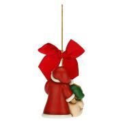 Addobbo natalizio Thun Babbo Natale con Teddy maxi e fiocco rosso 