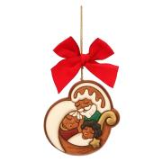 Addobbo natalizio Thun, Sacra Famiglia in ceramica maxi Thun Addobbi Natalizi