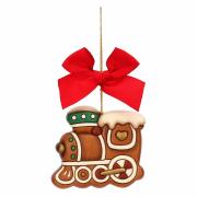 Addobbo natalizio trenino in ceramica, maxi Thun Addobbi Natalizi