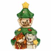 Albero Totem Thun con gli amici del Natale Teddy volpe e Koala 