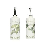 Ampolla Olio e Aceto La porcellana Bianca Coltivia 250ML Olio e Aceto e Formaggiere