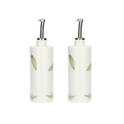 Ampolla Olio e Aceto La porcellana Bianca Coltivia 250ML Olio e Aceto e Formaggiere