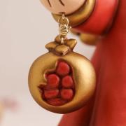 Angelo Thun Centenario Contessa Lene, Limited Edition Rosso charm melograno Oggetti Thun da Collezione