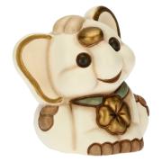 Animaletto mini elefante Thun con quadrifoglio portafortuna 