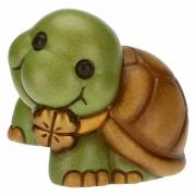 Animaletto mini tartaruga Thun con quadrifoglio portafortuna Thun Animali