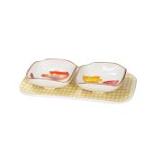 Antipastiera ciotoline con vassoio, set aperitivo antipasti da tavola Antipastiere