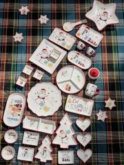 Antipastiera Natalizia Andrea Fontebasso Cristmas red cocktail cm29 2 ciotole Regali per il Natale 2019