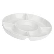 Antipastiera rotonda set aperitivo La Porcellana Bianca cm27 Antipastiere