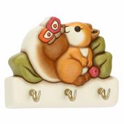 Appendichiavi Thun con scoiattolo Fall in Love Thun Creazioni ceramiche per casa
