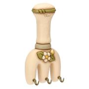 Appendichiavi Thun Country 3 ganci forma rastrello Thun Creazioni ceramiche per casa