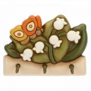 Appendichiavi Thun linea Country con farfalla a 3 ganci cm13x19 