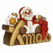 Babbo Natale Thun su scritta Xmas Thun Natale Oggetti decorativi