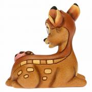 Bambi seduto Disney Thun cm10 con coccinella 