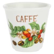 Bicchierino Caffe con stampa set 6 pezzi Tazzine CaffÃ¨ Mug Tazze e Zuccheriere