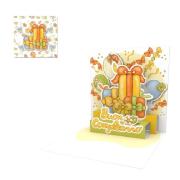 Biglietto d'auguri Origamo Thun, piccolo con pacchi regalo Biglietti d'Auguri Origamo - Thun