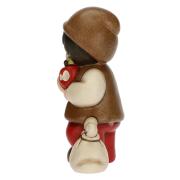 Bimbo con mela, personaggio del presepe classico Thun rosso Thun Presepe Natalizio