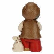 Bimbo con mela, personaggio del presepe classico Thun rosso Thun Presepe Natalizio