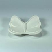 Bomboniera piattino farfalla LineaSette Ceramiche cm12 bianco Bomboniere