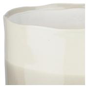 Cachepot coprivaso, porta piante Rituali Domestici Nuance Beige Large Vasi Fiori in Ceramica