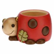 Cachepot coprivaso porta piante Thun Coccinella portafortuna Vasi Portafiori