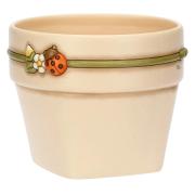 Cachepot coprivaso, porta piante Thun Country Bloom medio Vasi Fiori in Ceramica