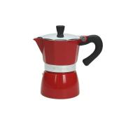 Caffettiera 3 tazze caffè espresso Tognana Grancucina Rossa Caffettiere espresso Moka e Bollitori