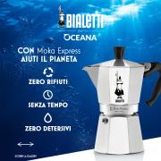 Caffettiera Bialetti 1 tazza classica Moka Express colore acciaio Caffettiere espresso Moka e Bollitori