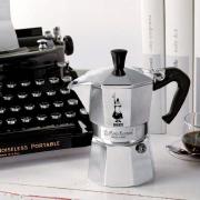 Caffettiera Bialetti 1 tazza classica Moka Express colore acciaio Caffettiere espresso Moka e Bollitori