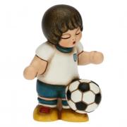 Calciatore Thun bimbo con pallone maglia bianca cm7 