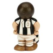 Calciatore Thun bimbo con pallone maglia bianca nera cm7 