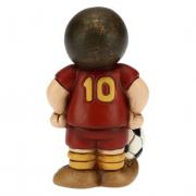 Calciatore Thun bimbo con pallone maglia gialla rossa cm7 