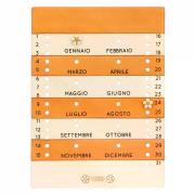 Calendario da muro Thun Chroma arancio Oggettistica d'Arredo per Casa