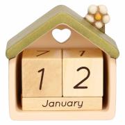 Calendario da tavolo Thun a casetta Country Bloom Thun Creazioni ceramiche per casa
