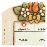 Calendario perpetuo Thun da muro collezione Country cm30x22 Thun Creazioni ceramiche per casa