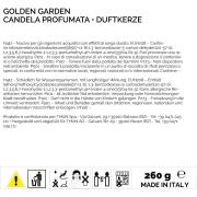 Candela profumata Thun in bicchiere vetro grande, profumazione Golden Garden Candele Profumate e Yankee Candle